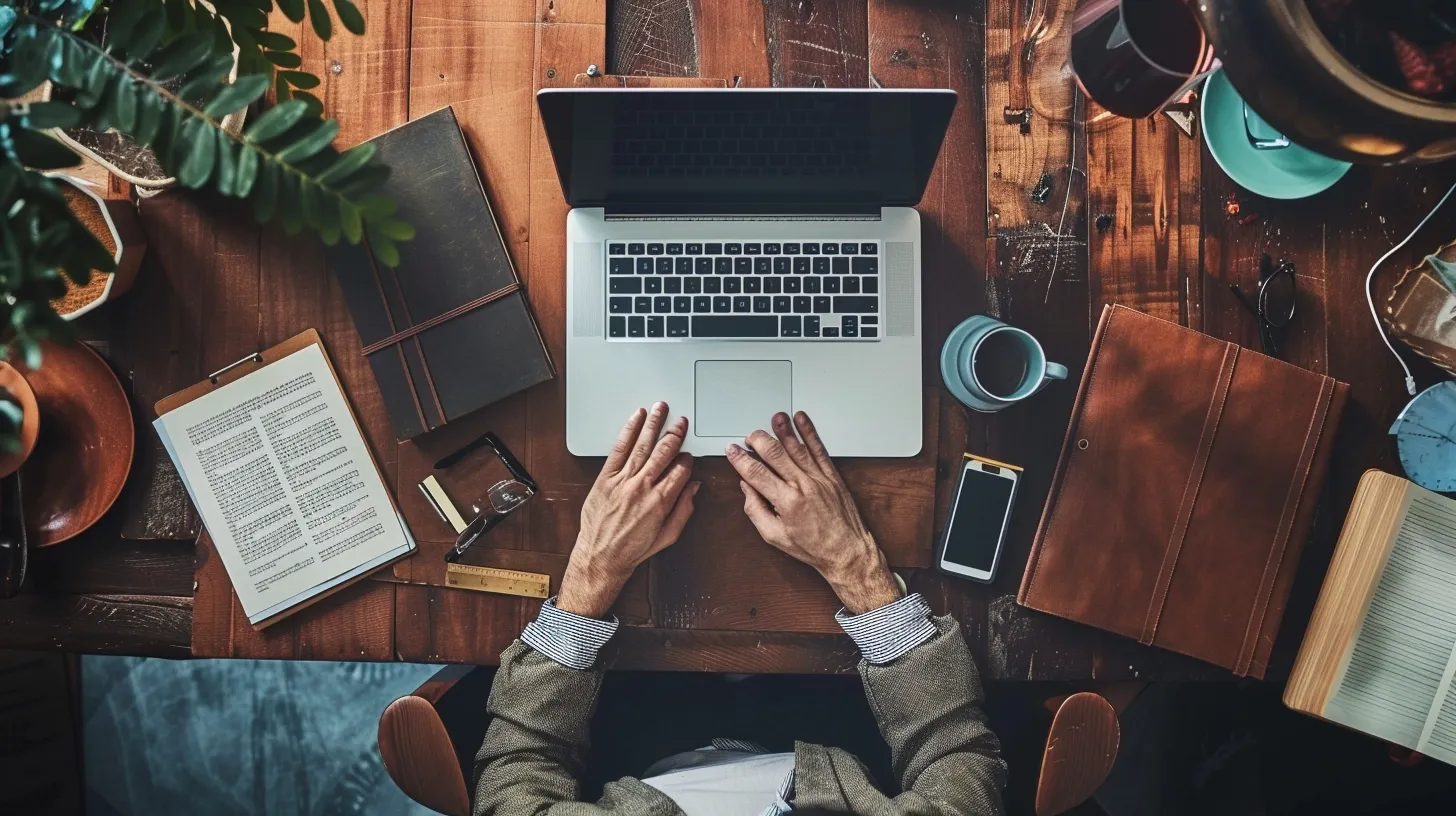 prawnik pracujący nad zagadnieniami związanymi z legalnością marketingu afiliacyjnego